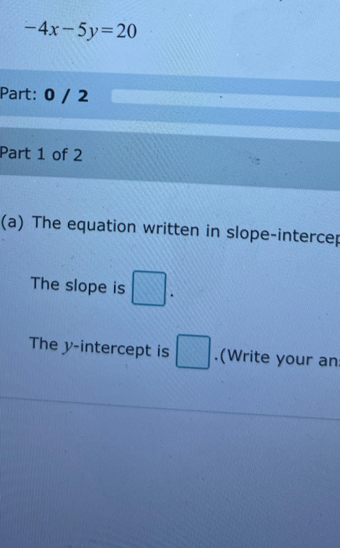 solved-4x-5y-20part-0-2part-1-of-2-a-the-equation-chegg