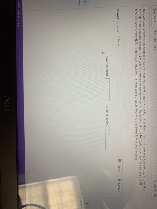 Solved The water works commission needs to know the mean