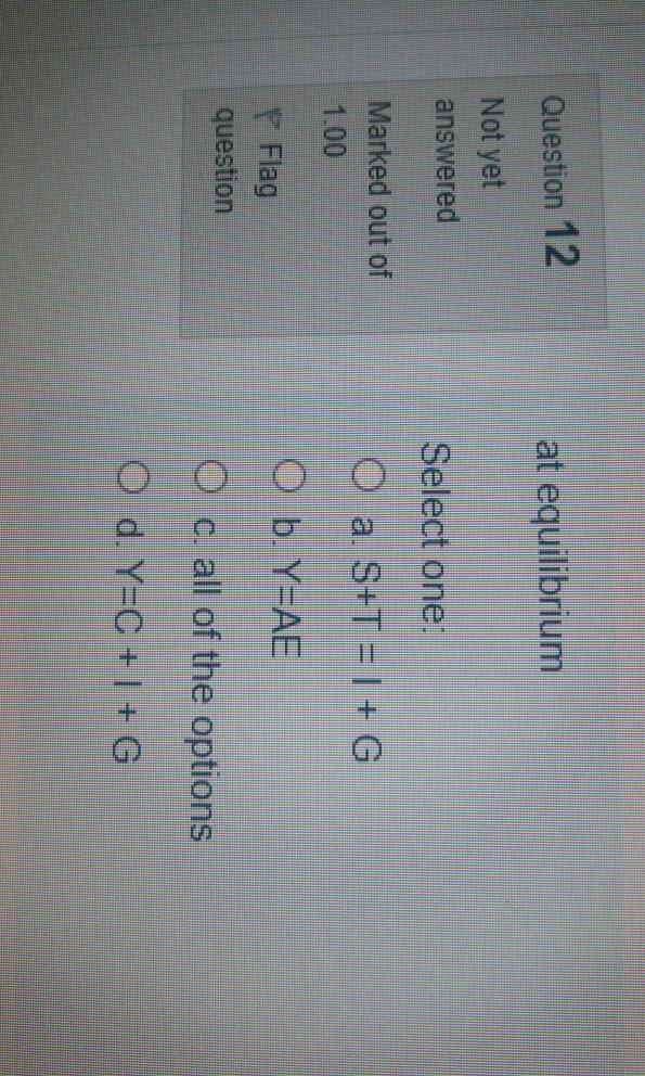 Solved Question 12 At Equilibrium Not Yet Answered Select Chegg Com