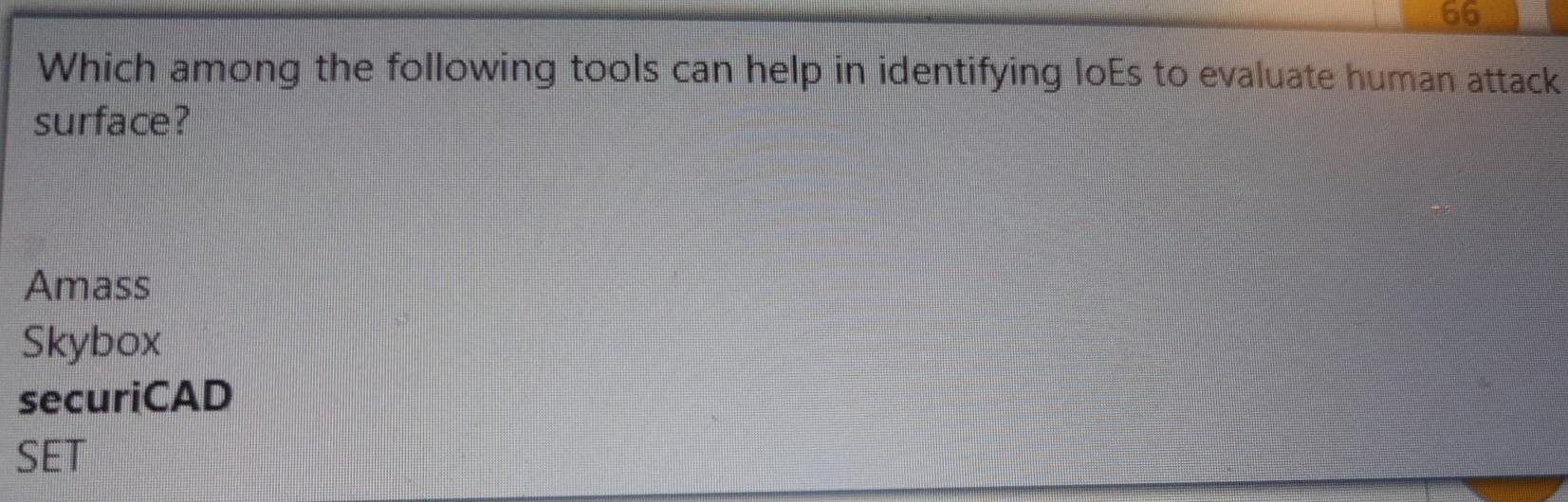 Solved 66 Which Among The Following Tools Can Help In Chegg