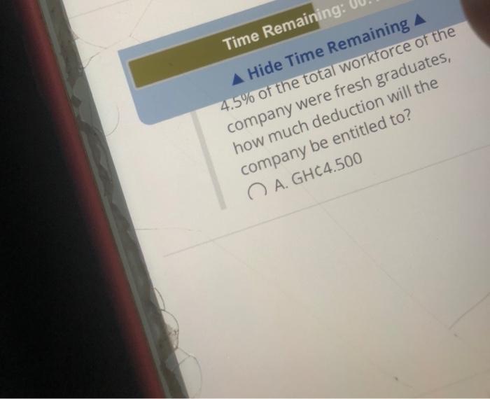 Solved Tools Time Remaining: 00:14:19 Hide Time Remaining | Chegg.com