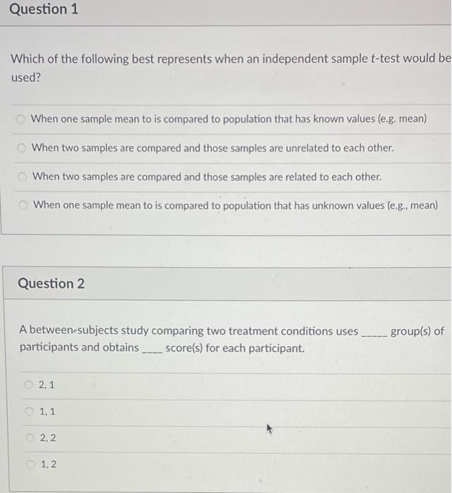Solved Question 1 Which of the following best represents | Chegg.com