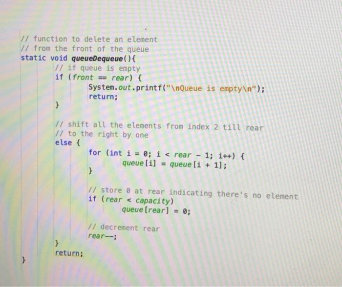 Solved Q3. Write a program that implements an Array-based | Chegg.com