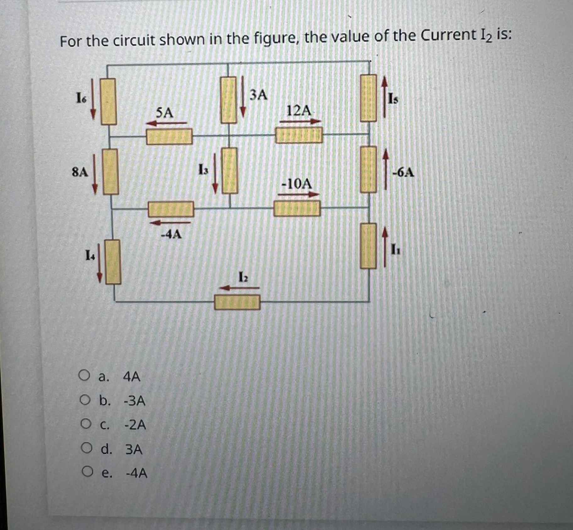 Solved For the circuit shown in the figure, the value of the | Chegg.com