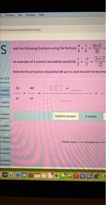 add the following fractions using brahmagupta's method
