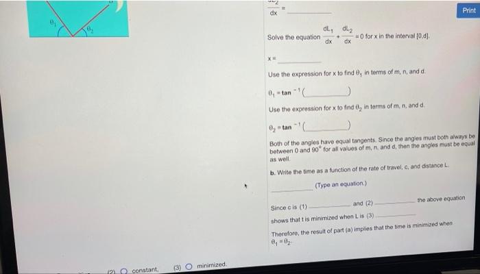 Solved 18. a. Two poles of heights m and n are separated by | Chegg.com