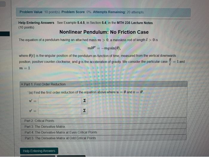 Problem Value 10 point(s) Problem Score 0% Attempts | Chegg.com