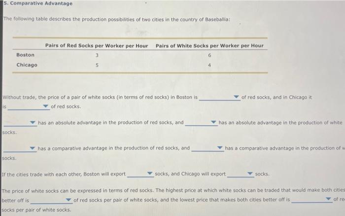 The following table describes the production possibilities of two cities in the country of Baseballia:
Without trade, the pri