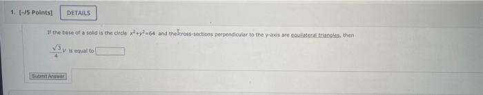 Solved 43V is equal to | Chegg.com