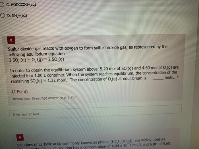 solved-c-hooccoo-aq-d-nh-ac-8-sulfur-dioxide-gas-chegg