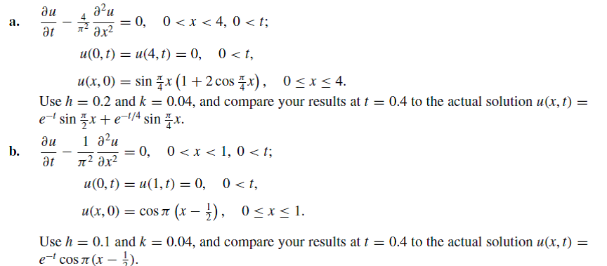 Solved: Use the Forward-Difference method to approximate the solut ...