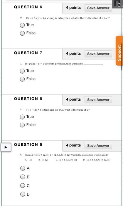 Solved Question 3 4 Points Save Answer 24 3 A Survey Of