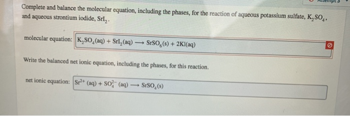 Potassium Sulfate And Strontium Iodide 46+ Pages Answer [800kb] - Updated 