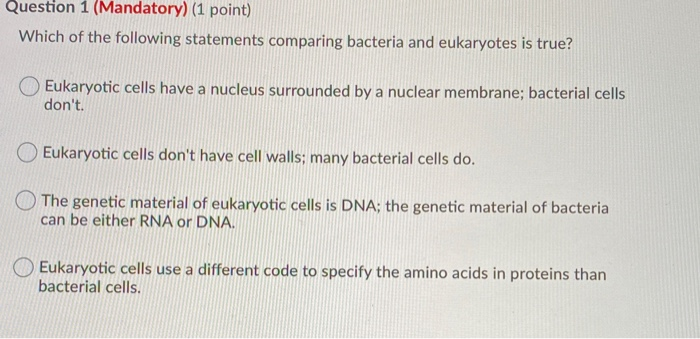 Solved Question 1 (Mandatory) (1 Point) Which Of The | Chegg.com Solved Question 1 (Mandatory) (1 Point) Which Of The | Chegg.com