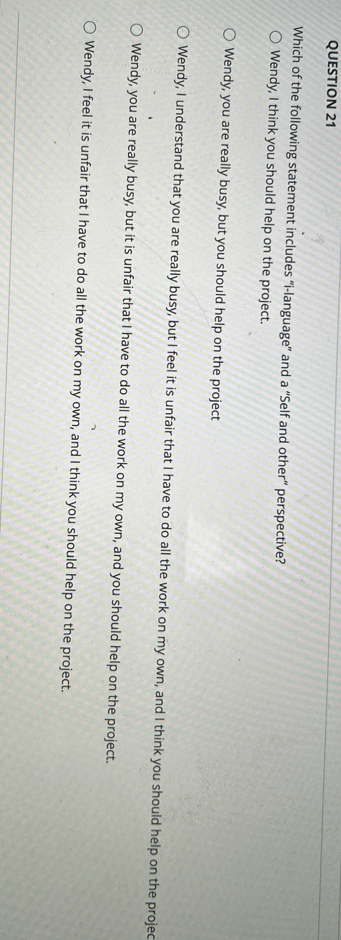 Solved QUESTION 21Which of the following statement includes | Chegg.com