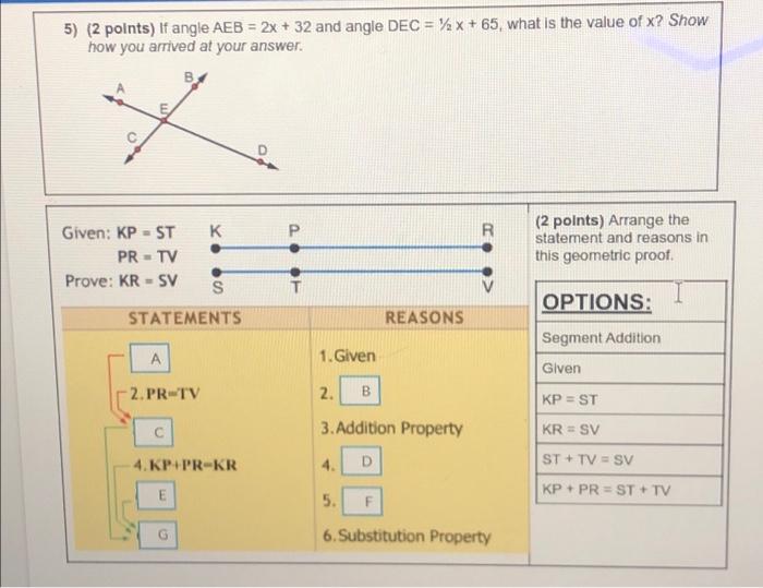 Solved 2) (3 points) Solve the given equation for X and | Chegg.com