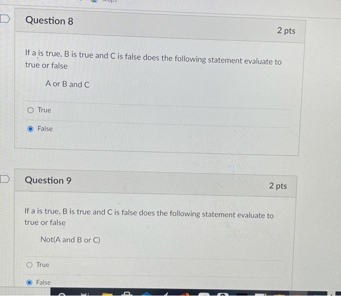 Solved Question 1 2 pts If Pis true and Q is false, then P | Chegg.com