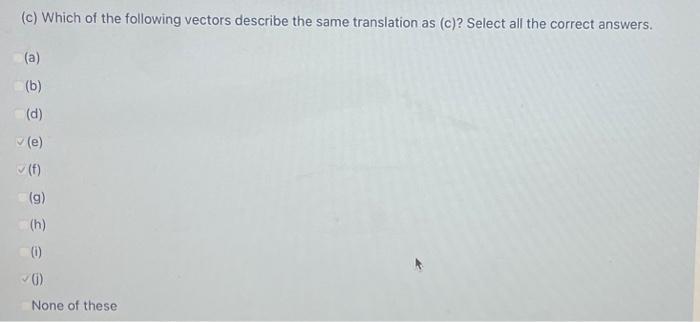 Solved The figure below shows a number of translation | Chegg.com