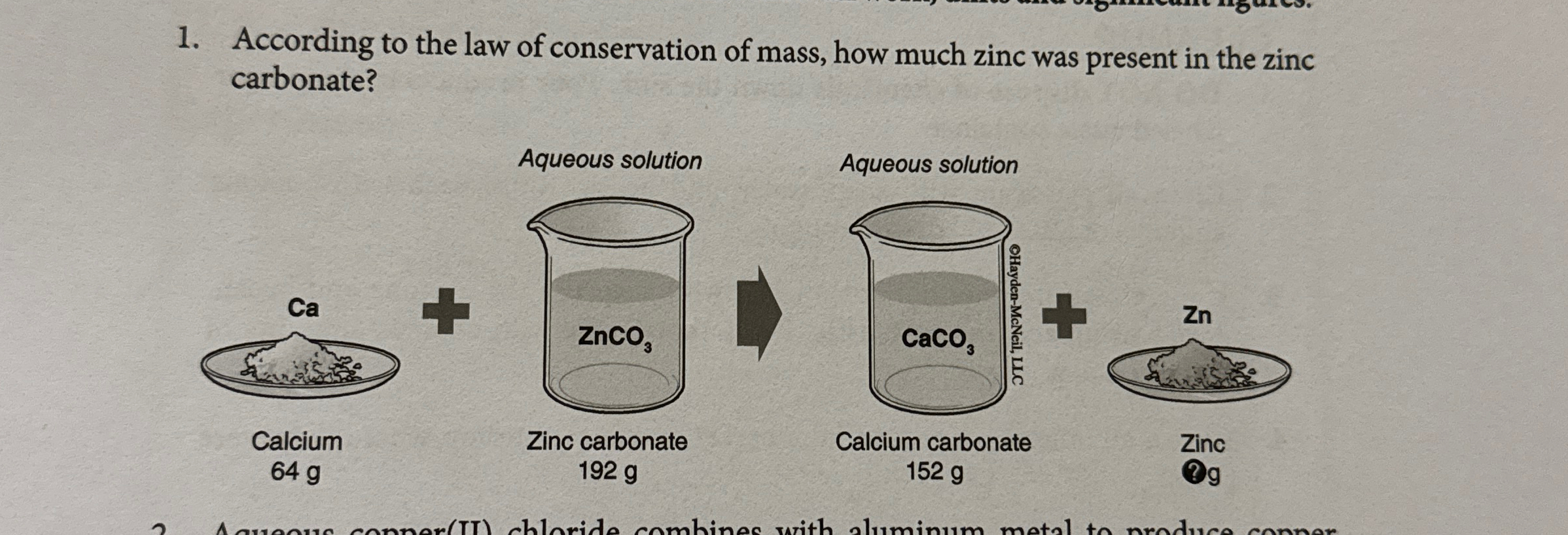 Solved According to the law of conservation of mass, how | Chegg.com, image size:2396x818