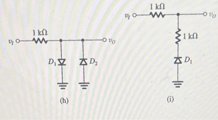 Solved 44 In Each Of The Ideal Diode Circuits Shown In Fig 1995