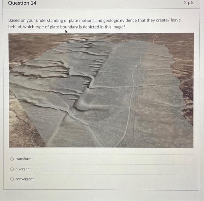 Solved Based on your understanding of plate motions and | Chegg.com