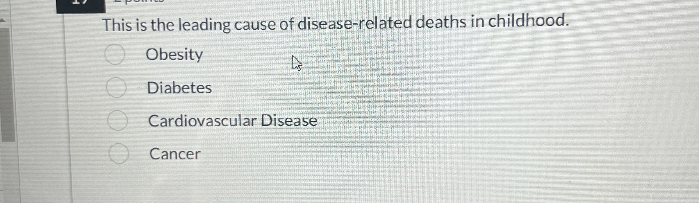 Solved This is the leading cause of disease-related deaths | Chegg.com