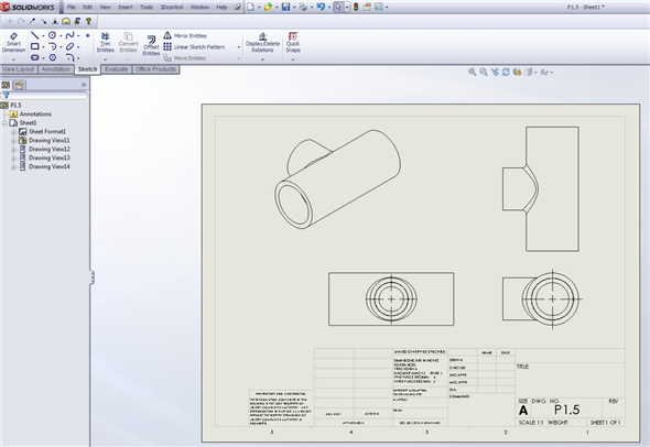 Drawing Templates from Scratch in SOLIDWORKS: Part I 