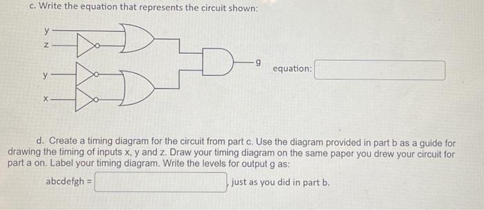 Solved Submit your answers to parts b, c and d here. Draw | Chegg.com