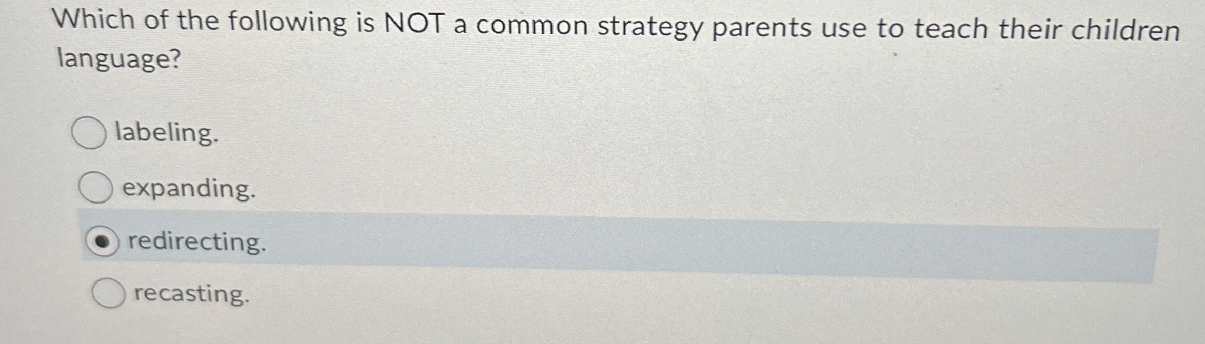 Solved Which of the following is NOT a common strategy | Chegg.com