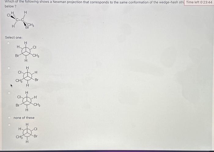 Solved below? Select one: none of these | Chegg.com
