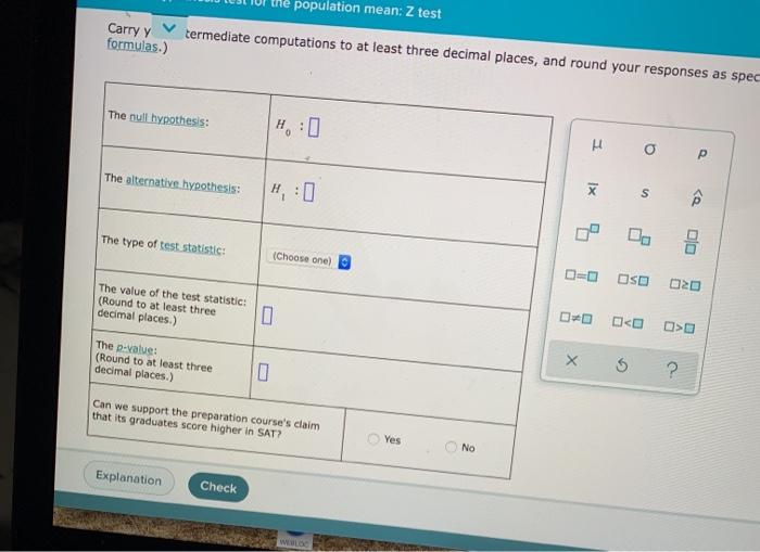 Solved III O CONFIDENCE INTERVALS AND HYPOTHESIS TESTING | Chegg.com