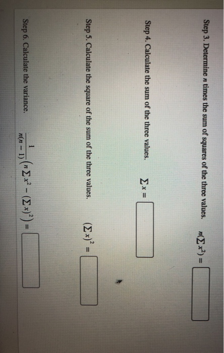 Solved Calculate the variance of the following set of | Chegg.com