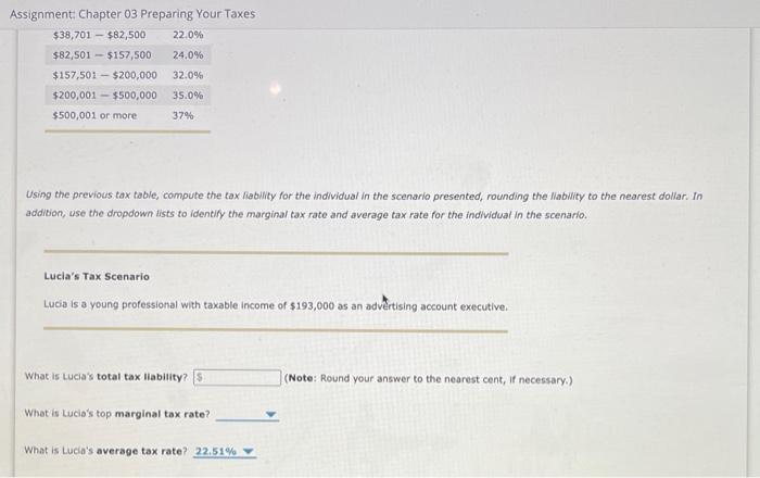 Solved Calculating Taxable Income Using the previous tax | Chegg.com