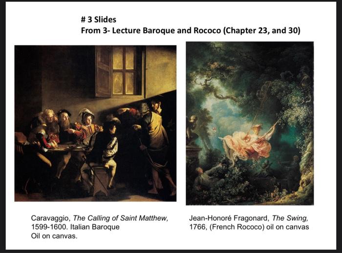 Identify the two artworks identification artist name