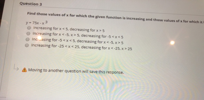 Solved Question Find Those Values Of X For Which The Given Chegg Com