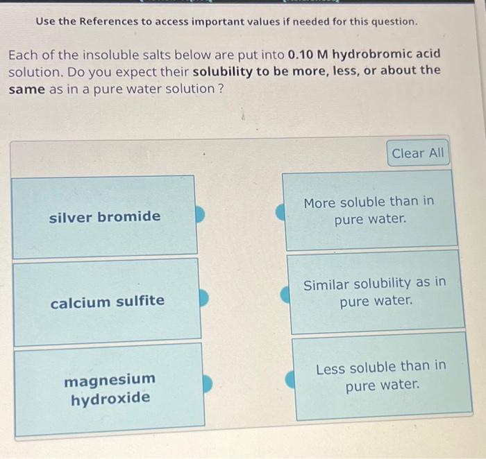 Solved The Solubility Product Constant for silver bromide is