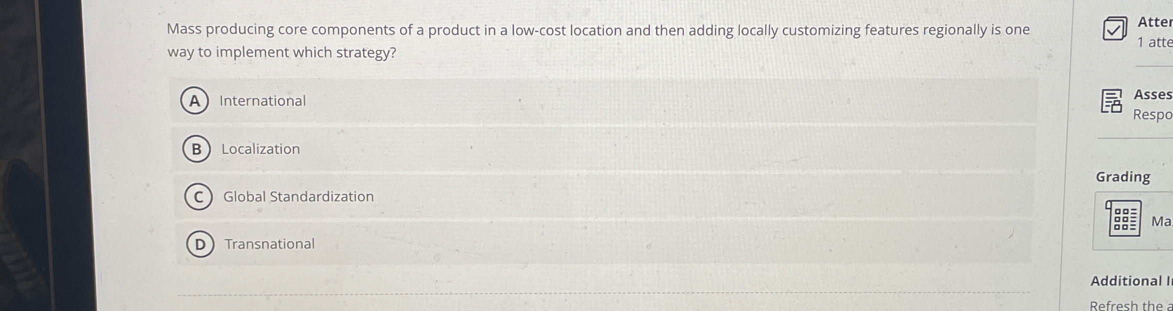 Solved Mass producing core components of a product in a | Chegg.com