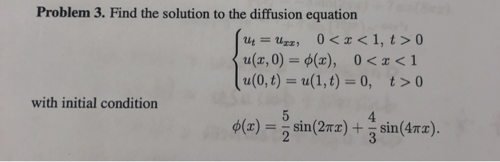Solved Problem 1. Find the solution to the wave equation Utt | Chegg.com