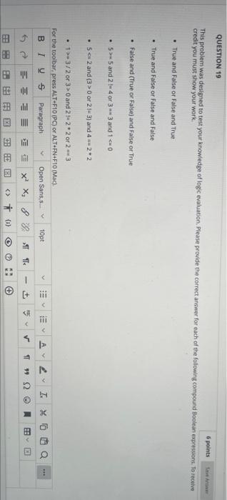 Solved QUESTION 19 6 points This problem was designed to | Chegg.com