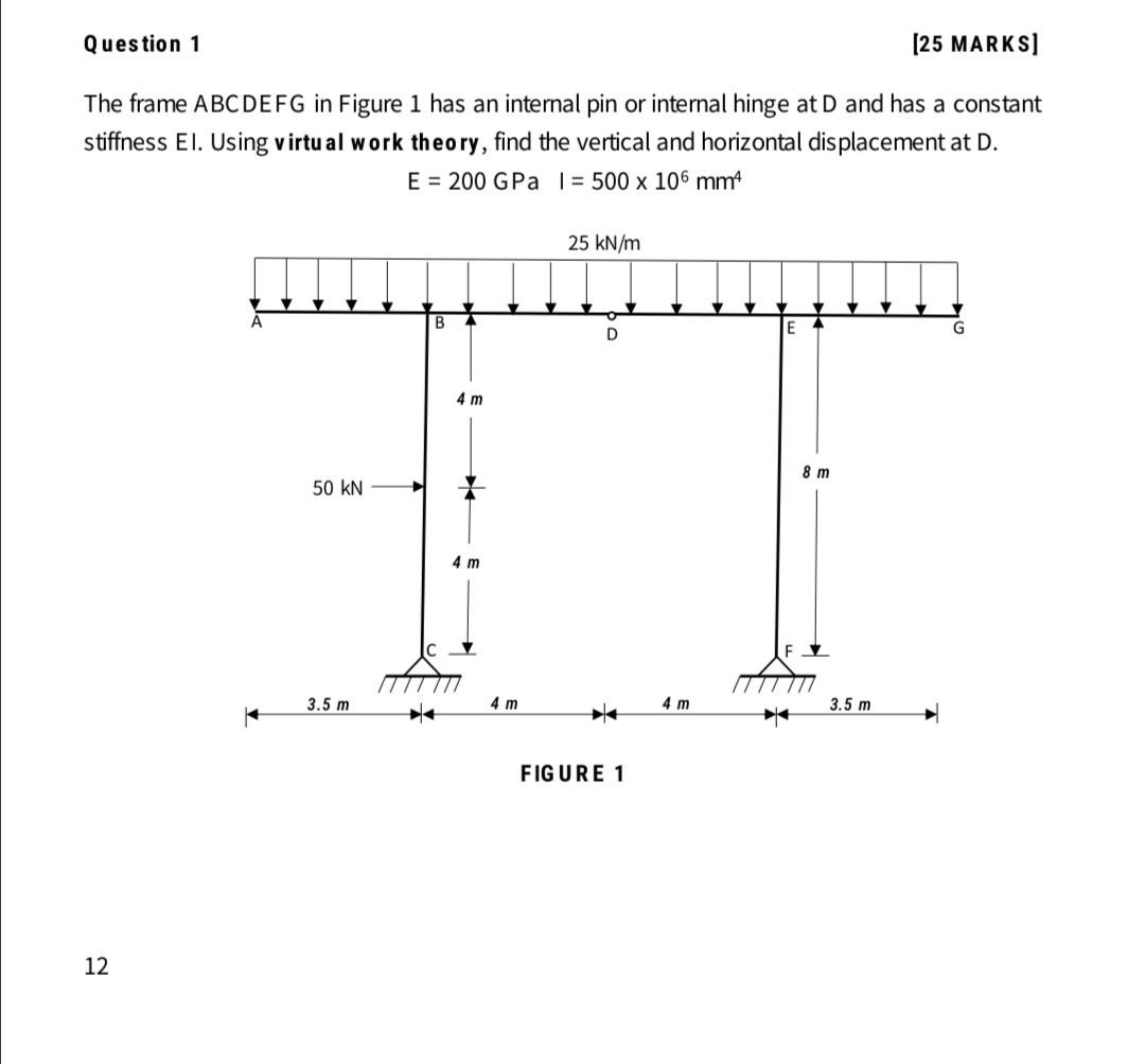 Solved Question 1 [30 MARKS] A continuous beam ABCD is shown | Chegg.com