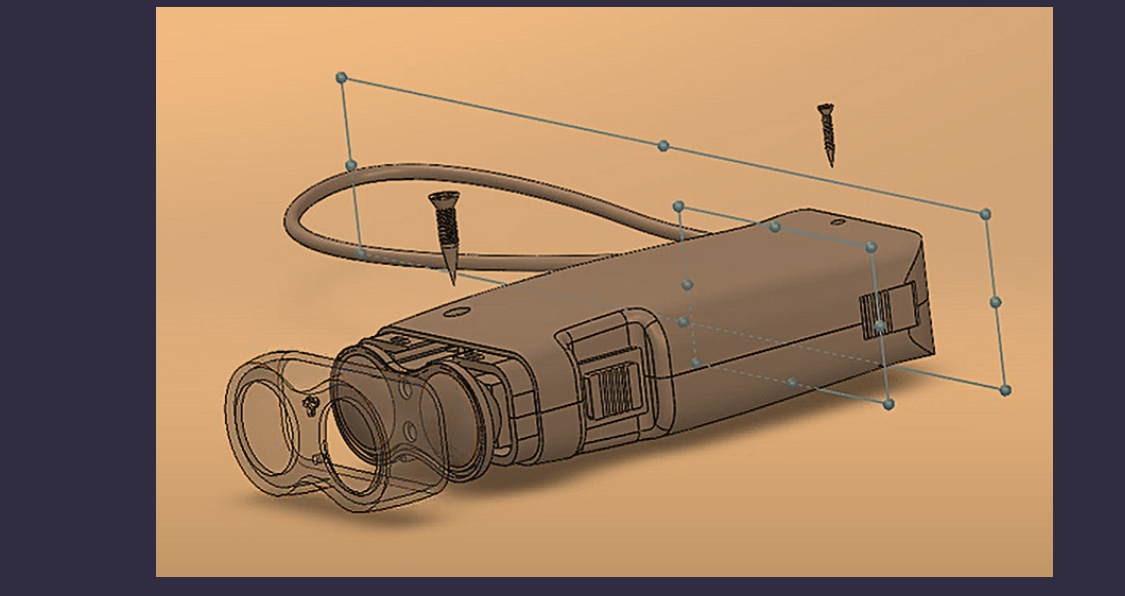 Solved Fully design this evelot cdank flashlight in solid | Chegg.com