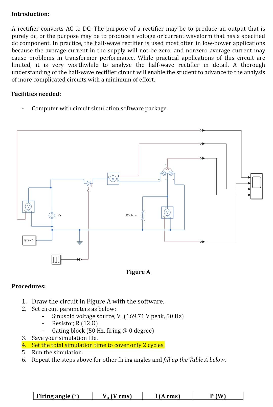 Introduction A rectifier converts AC to DC. The
