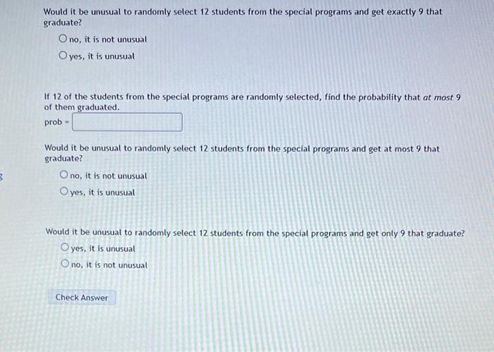 Solved A study was conducted to determine whether there were | Chegg.com