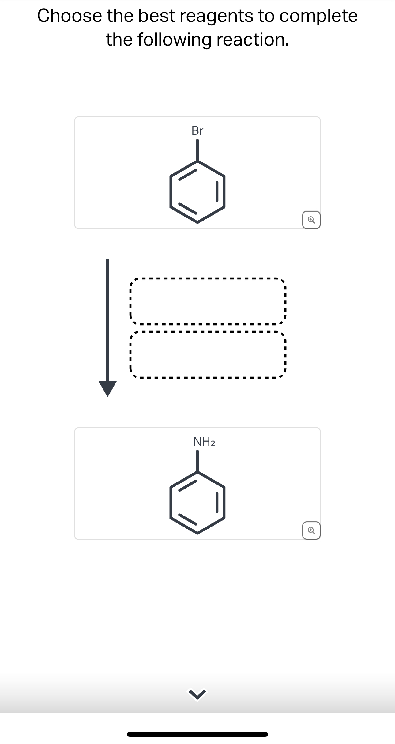 Solved Choose the best reagents to complete the following