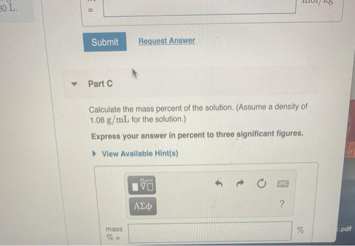 Solved need help multiple parts. keep getting wrong for some | Chegg.com