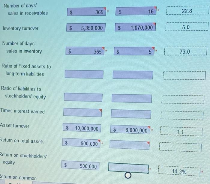 Solved PR 174B Measures of liquidity, solvency and