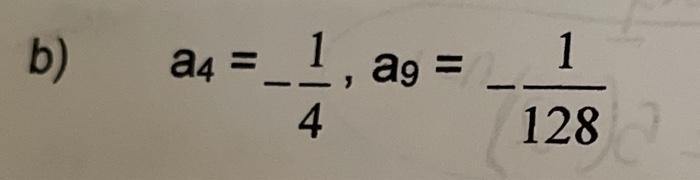 Solved Find An And R For Each Geometric Sequence A A3 Chegg Com