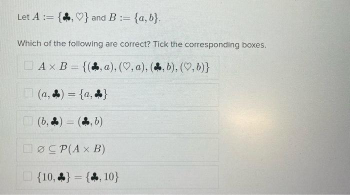 Solved Let A={1,2,∞,3},B={7,8,9,1} And C={a,∞,2} Be Subsets | Chegg.com