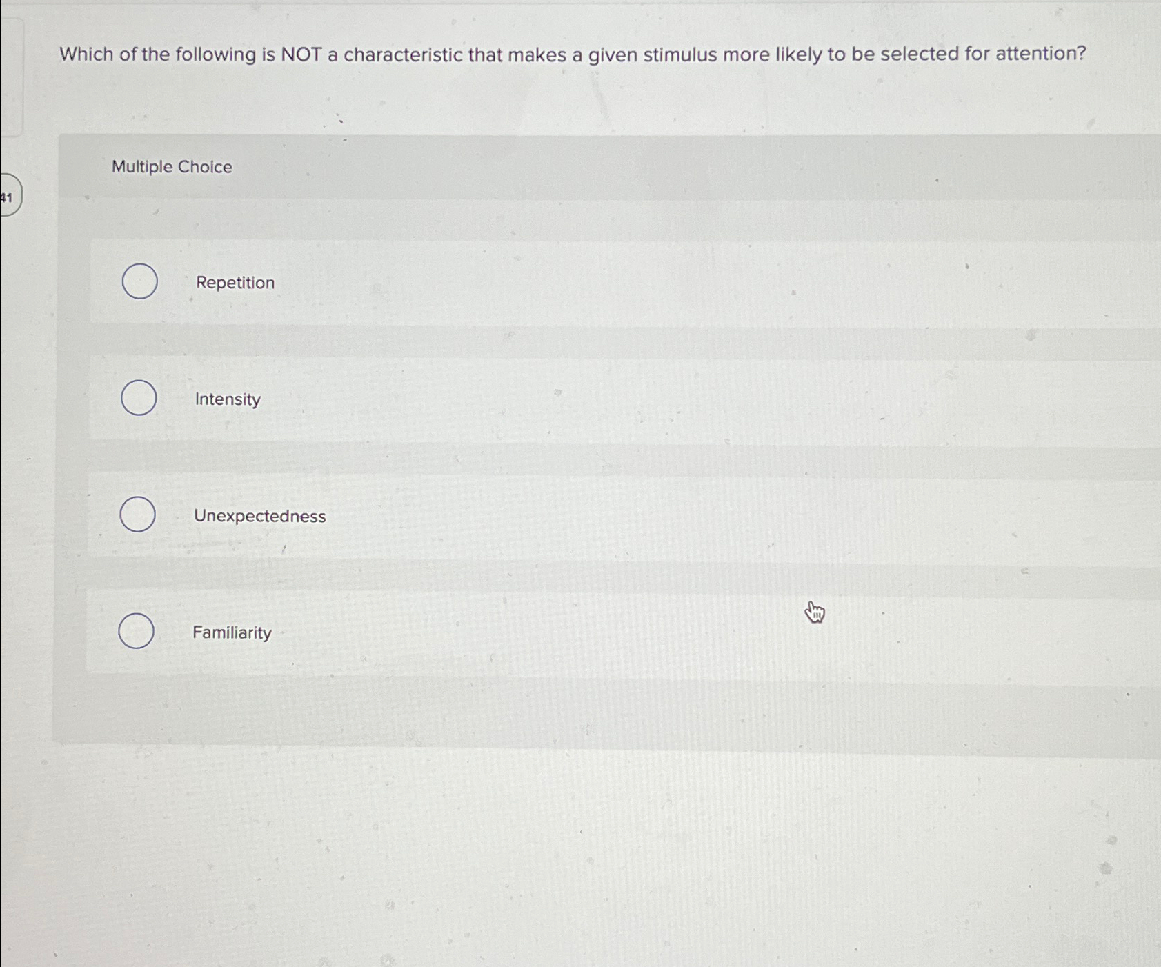 Solved Which of the following is NOT a characteristic that | Chegg.com