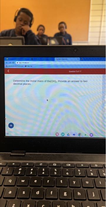 determine the molar mass of ba(no3)2